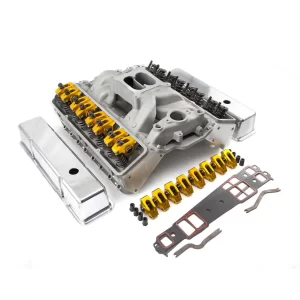 Speedmaster PCE435.1003 Fits Chevy SBC 350 Angle Plug Hyd Roller Cylinder Head Top End Engine Combo Kit