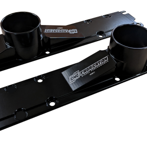 94.5-95 7.3L 3 Inch 8 Bolt Billet Intake Plenums Black CNC Fabrication