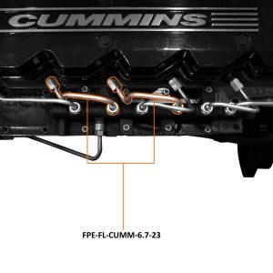 07.5-18 6.7L RAM 2500/3500 Cummins Number 2 and Number 3 Injection Line Fleece Performance